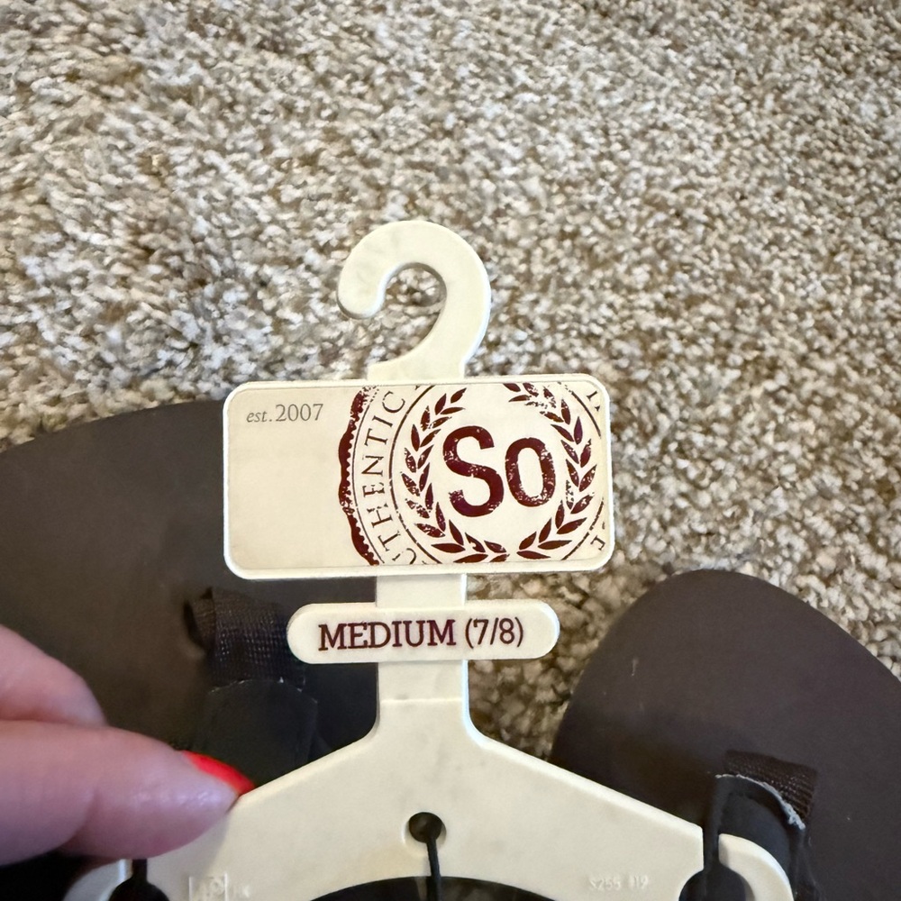 SO Classic Dark Brown Sandals - Picture 2 of 4